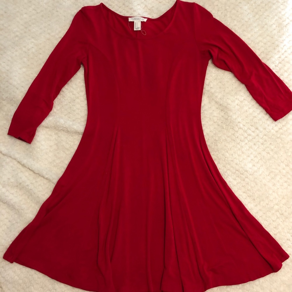 Red dress